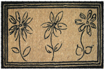Sketchbook Flowers Coir Door Mats